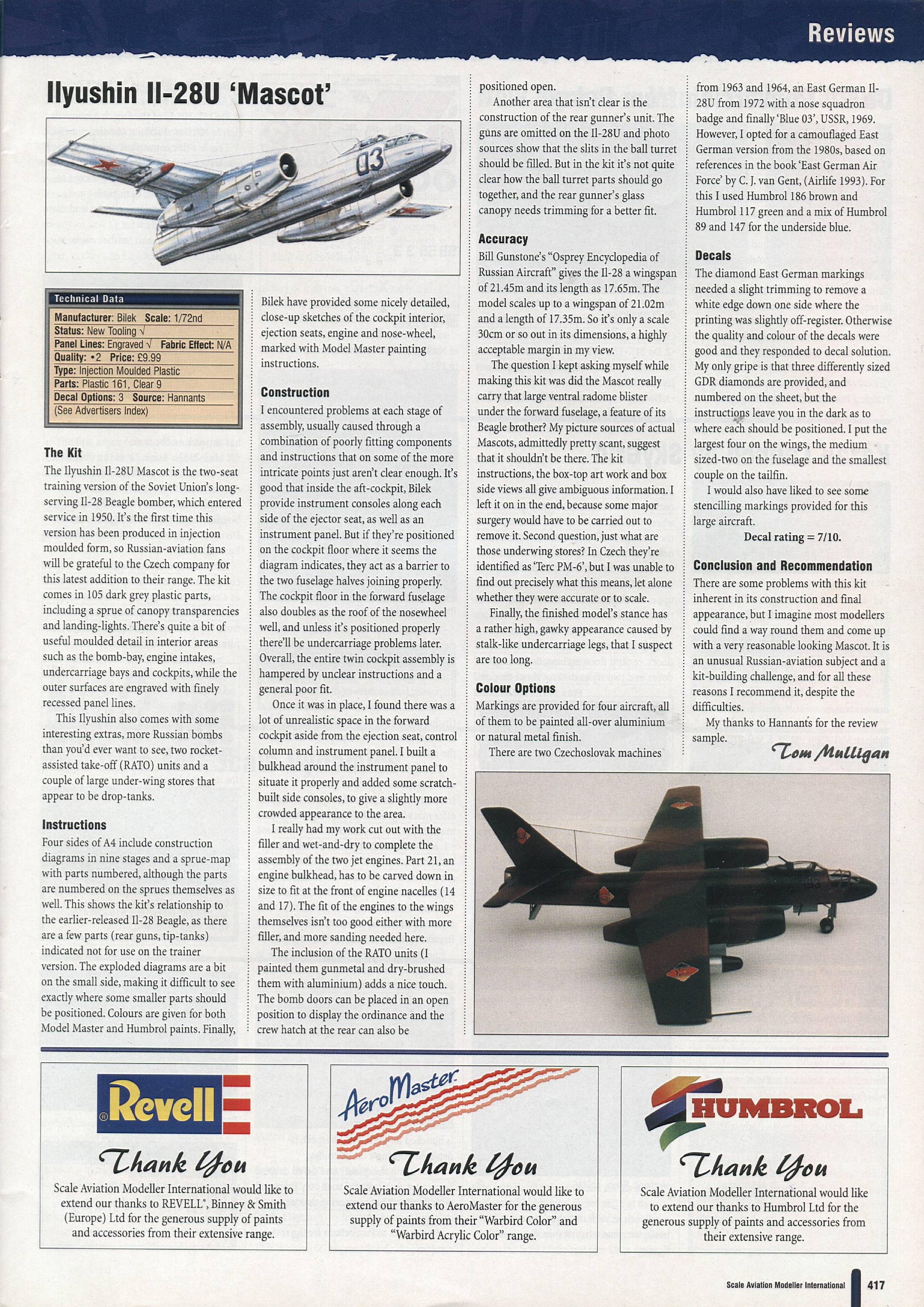 Scale Aviation Modeller International 1998-07